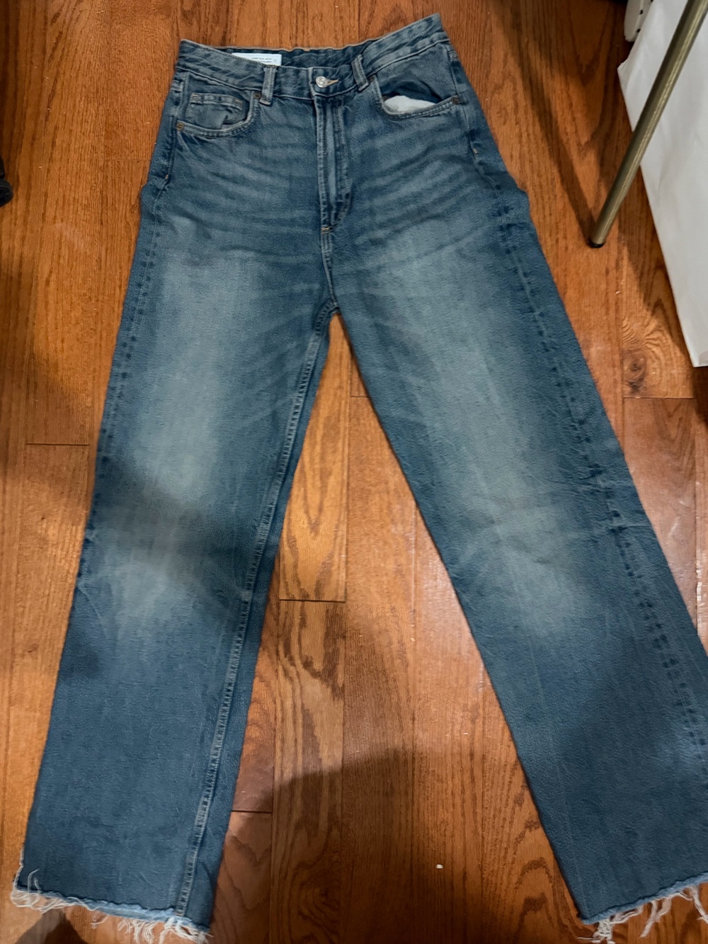 Zara TRF High-Rise Wide-Leg Jeans 6